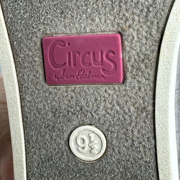 Sam Edelman Circus Shania Gray Satin Fashion Platform Low Top Sneaker 9.5 M - Picture 12 of 14